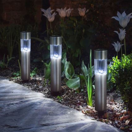LED-aurinkokennovalaisin LED/1x2/3AAA IP44