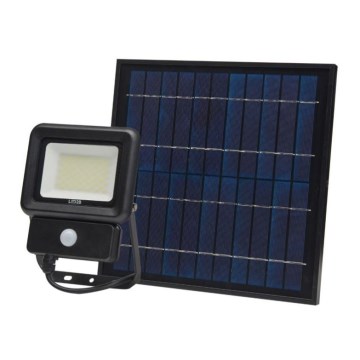 LED-aurinkokennovalaisin sensorilla LED / 30W / 3,7V 6500K IP65
