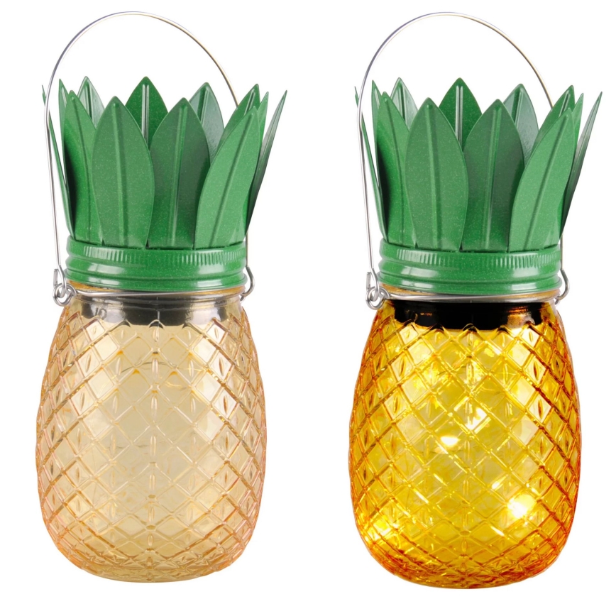 LED aurinkokennovalo JAR LED/1,2V 150 mAh IP44 ananas