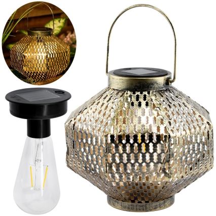 LED-aurinkokennovalo LAURA 1xE27/1,2V IP44