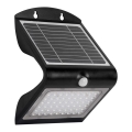 LED aurinkokennovalo liiketunnistimella ja hämäräkytkimellä LED/3,2W/2000 mAh 3,7V IP65