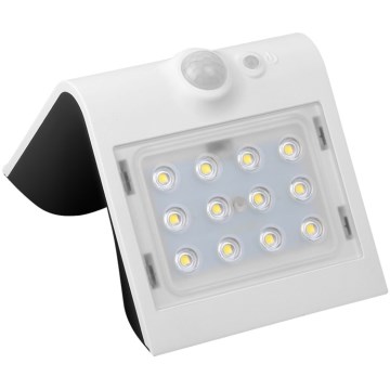 LED aurinkokennovalo liiketunnistimella LED/1,5W/1200 mAh 3,7V IP65