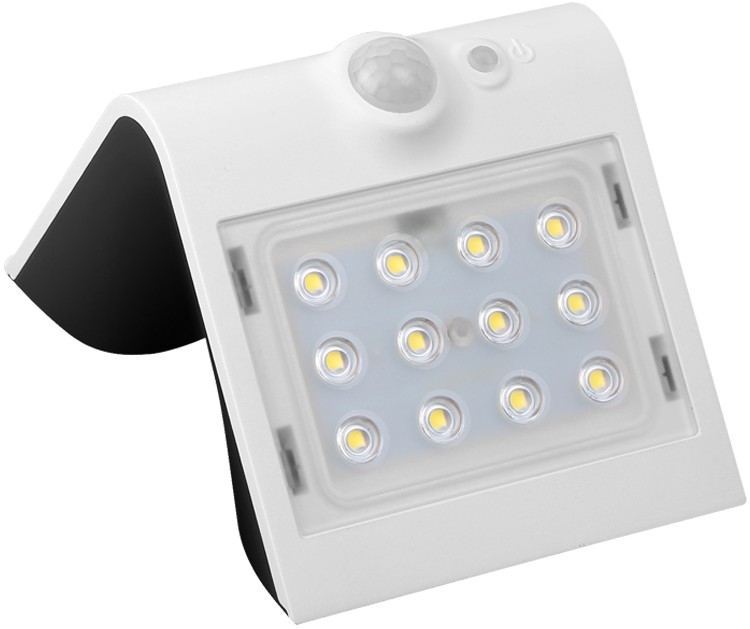 LED aurinkokennovalo liiketunnistimella LED/1,5W/1200 mAh 3,7V IP65