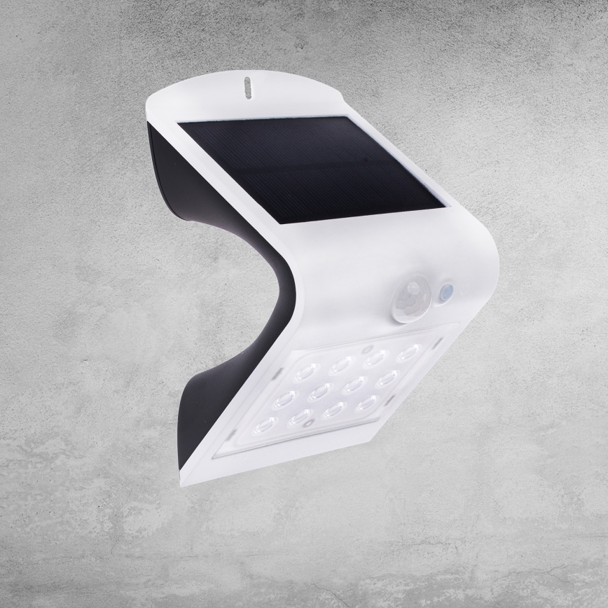 LED aurinkokennovalo liiketunnistimella LED/1,5W/1200 mAh 3,7V IP65