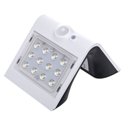 LED aurinkokennovalo liiketunnistimella LED/1,5W/1200 mAh 3,7V IP65