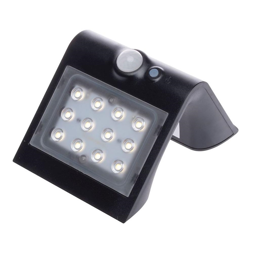 LED aurinkokennovalo liiketunnistimella LED/1,5W/1200 mAh 3,7V IP65