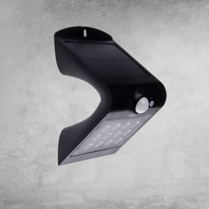 LED aurinkokennovalo liiketunnistimella LED/1,5W/1200 mAh 3,7V IP65