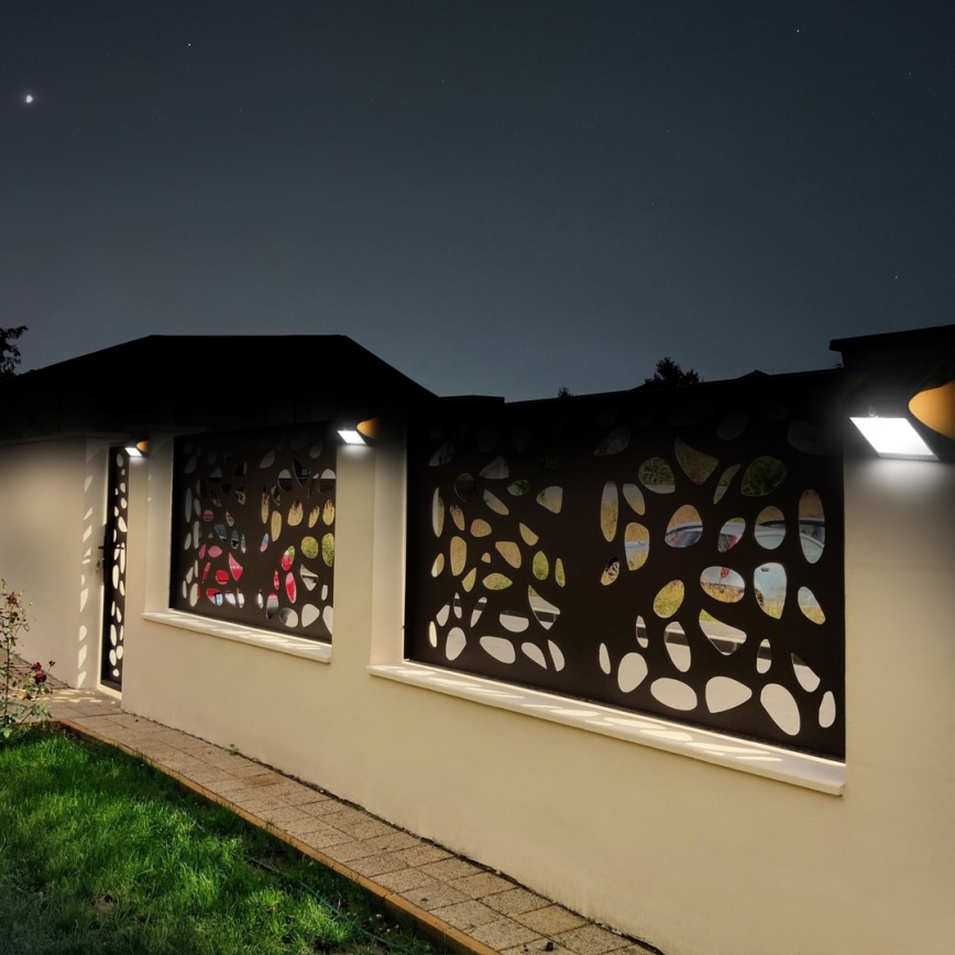 LED aurinkokennovalo liiketunnistimella LED/3,2W/2000 mAh 3,7V IP65