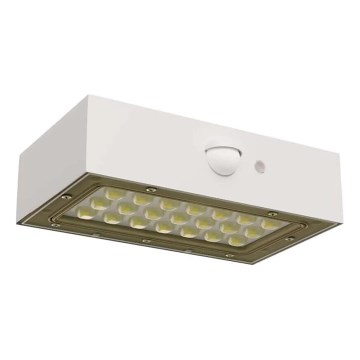 LED aurinkokennovalo liiketunnistimella LED/3,7V 1200mAh 4000K IP65 valkoinen