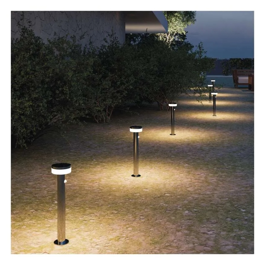 LED aurinkokennovalo anturilla LED/2W/3,7V 1200 mAh IP44 50 cm