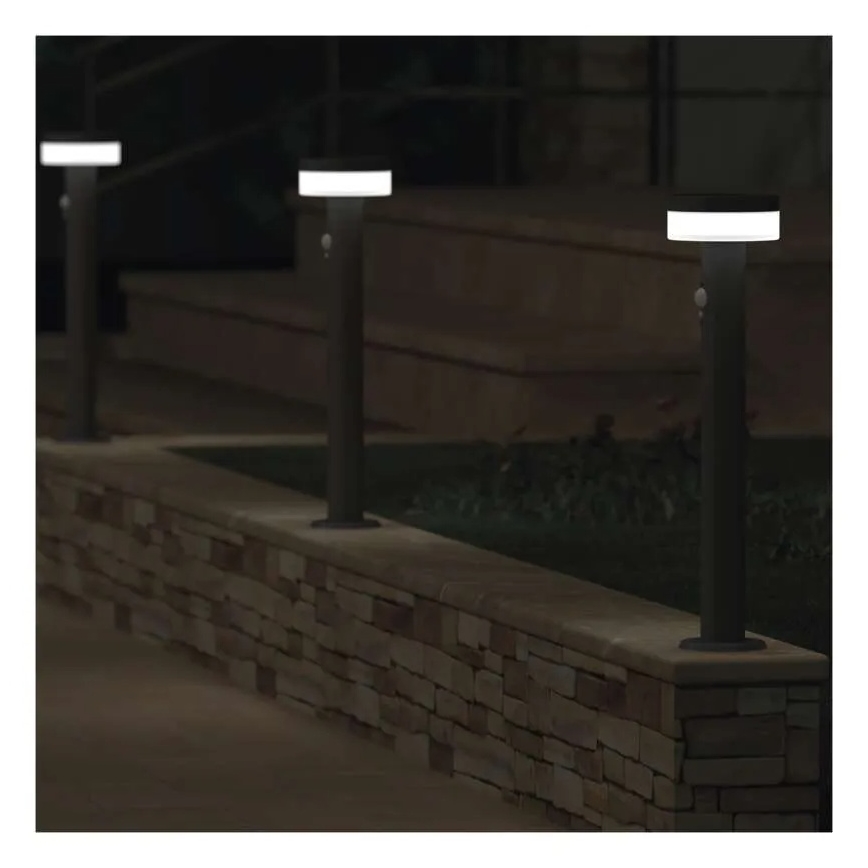 LED aurinkokennovalo anturilla LED/2W/3,7V 1200 mAh IP44 50 cm