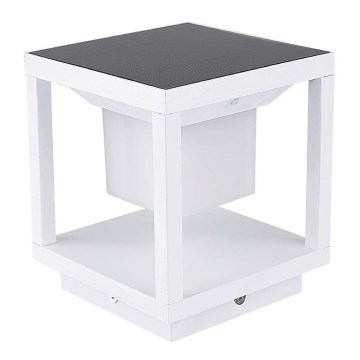 LED Aurinkokennovalo sensorilla LED/2W/5,5V 3000K IP65 valkoinen