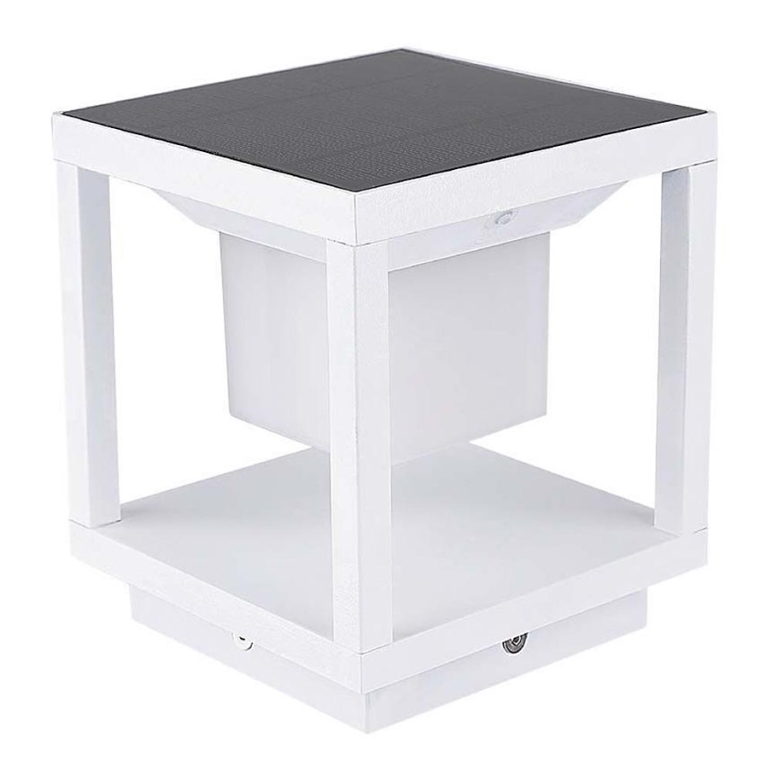 LED Aurinkokennovalo sensorilla LED/2W/5,5V 3000K IP65 valkoinen
