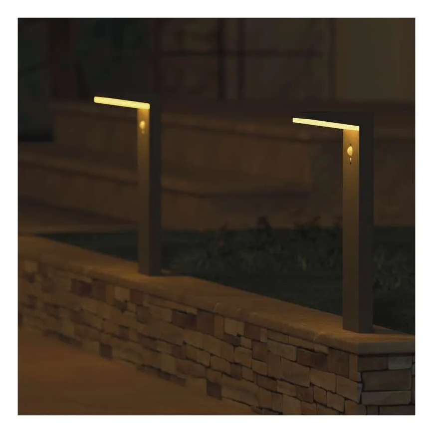 LED aurinkokennovalo anturilla LED/4,4W/3,7V 2200 mAh IP44