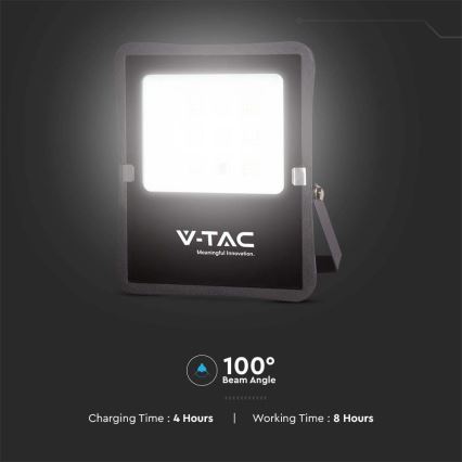 LED-aurinkokenno valonheitin ulkokäyttöön LED/16W/3.2V 4000K IP65 + kaukosäädin