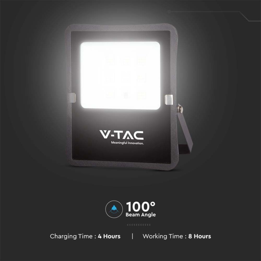 LED-aurinkokenno valonheitin ulkokäyttöön LED/16W/3.2V 4000K IP65 + kaukosäädin