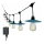 LED-aurinkoketju 15xLED/0,2W/3,7V 15 m 3000K IP44