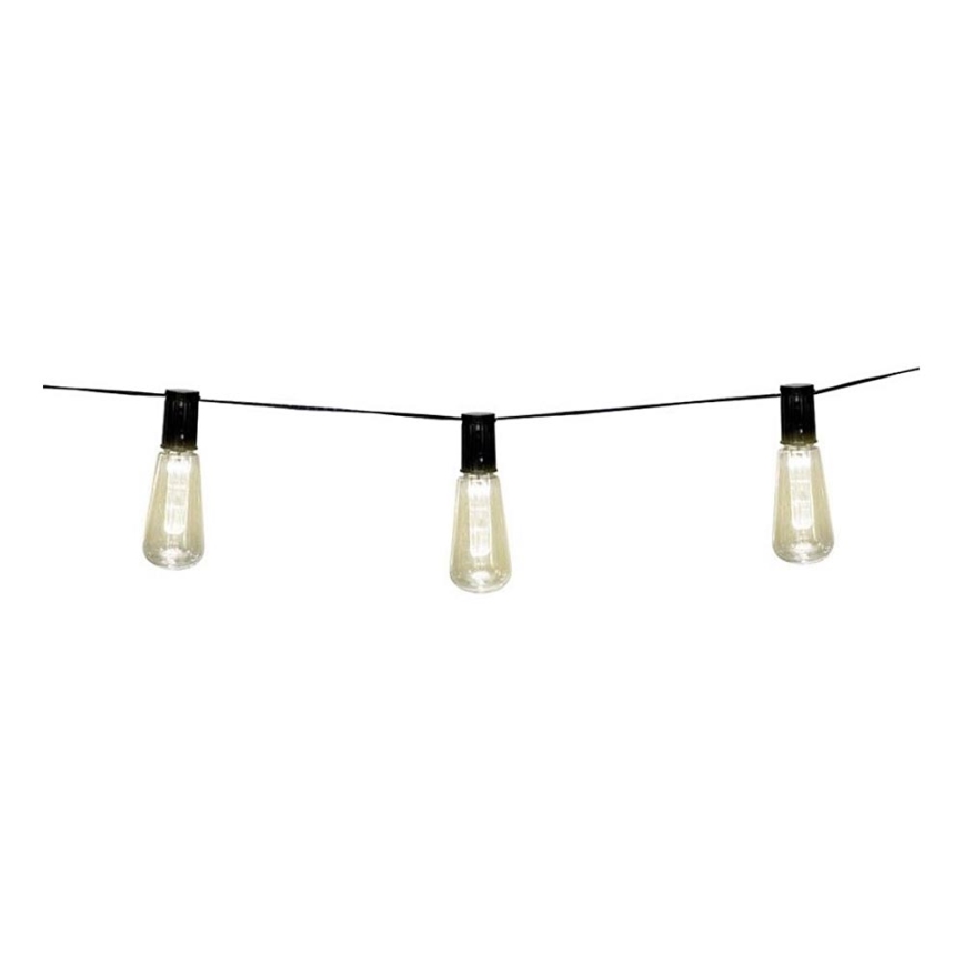 LED-aurinkoketju 3,35m 10xLED/1,2V