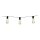 LED-aurinkoketju 3,35m 10xLED/1,2V