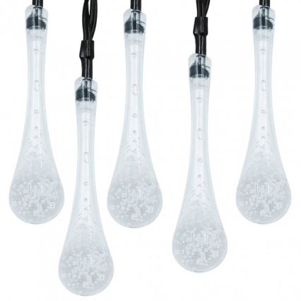 LED-aurinkoketju hämäräanturilla 20xLED/0,72W/1,2V 600 mAh 4,7m IP44