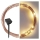 LED-aurinkoketju LED/2,4W/1,2V 1xAA 15 m IP44 3000K 600 mAh