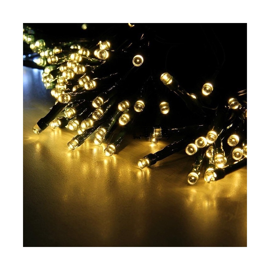LED-aurinkoketju SHINE 100xLED/1,2V 11, 9 m IP44