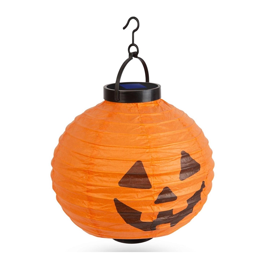 LED aurinkokoriste HALLOWEEN LED/150 mAh IP44 kurpitsa
