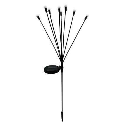 LED aurinkokennovalaisin koristekäyttöön 8xLED/1,2V 3000K 73 cm 600 mAh IP44
