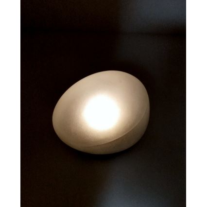 LED-aurinkolamppu 2xLED/1,2V 300 mAh IP44 musta/valkoinen