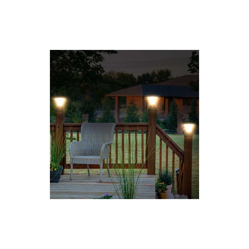LED-aurinkolamppu anturilla LED/15W/3,2V 4000K/6000K IP65