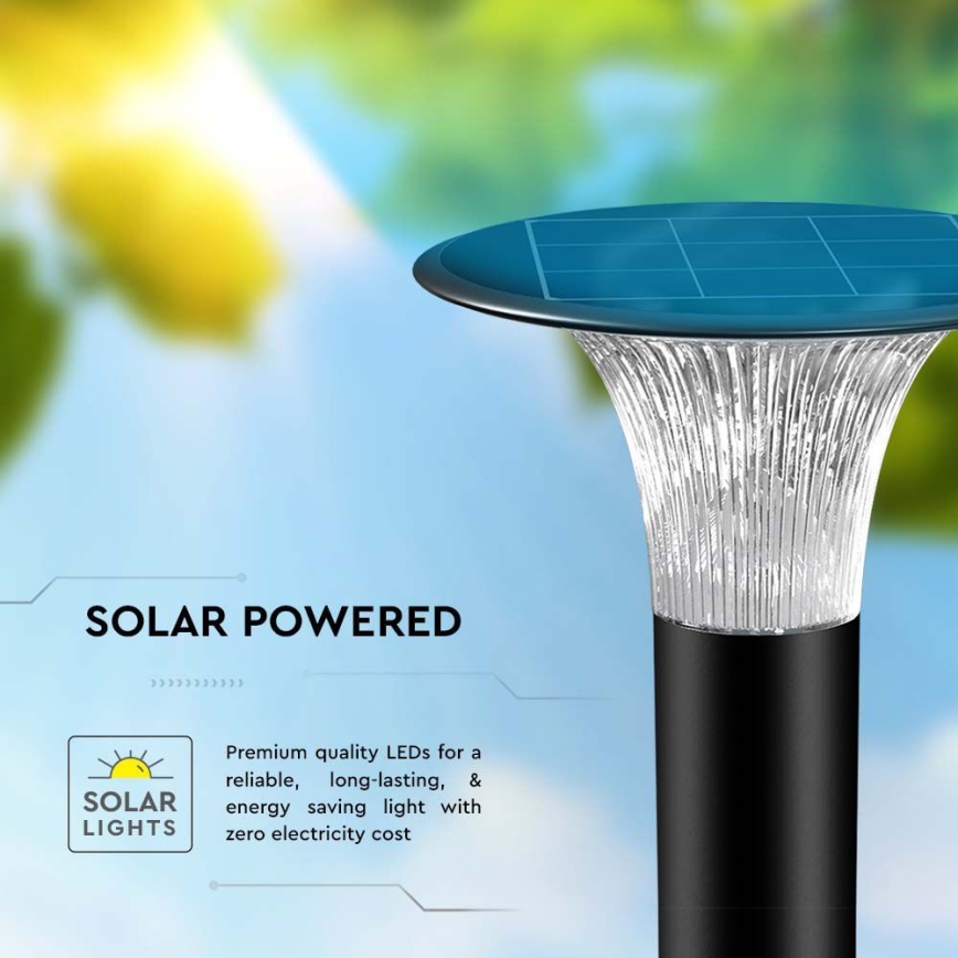 LED-aurinkolamppu anturilla LED/15W/3,2V 4000K/6000K IP65