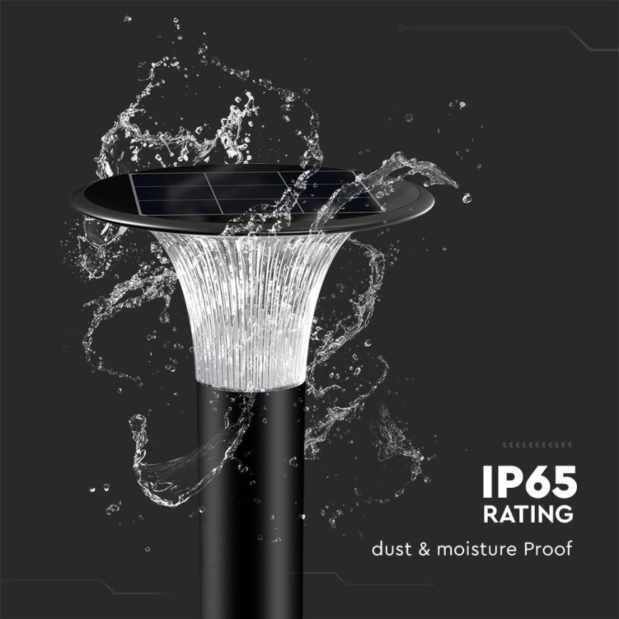 LED-aurinkolamppu anturilla LED/15W/3,2V 4000K/6000K IP65