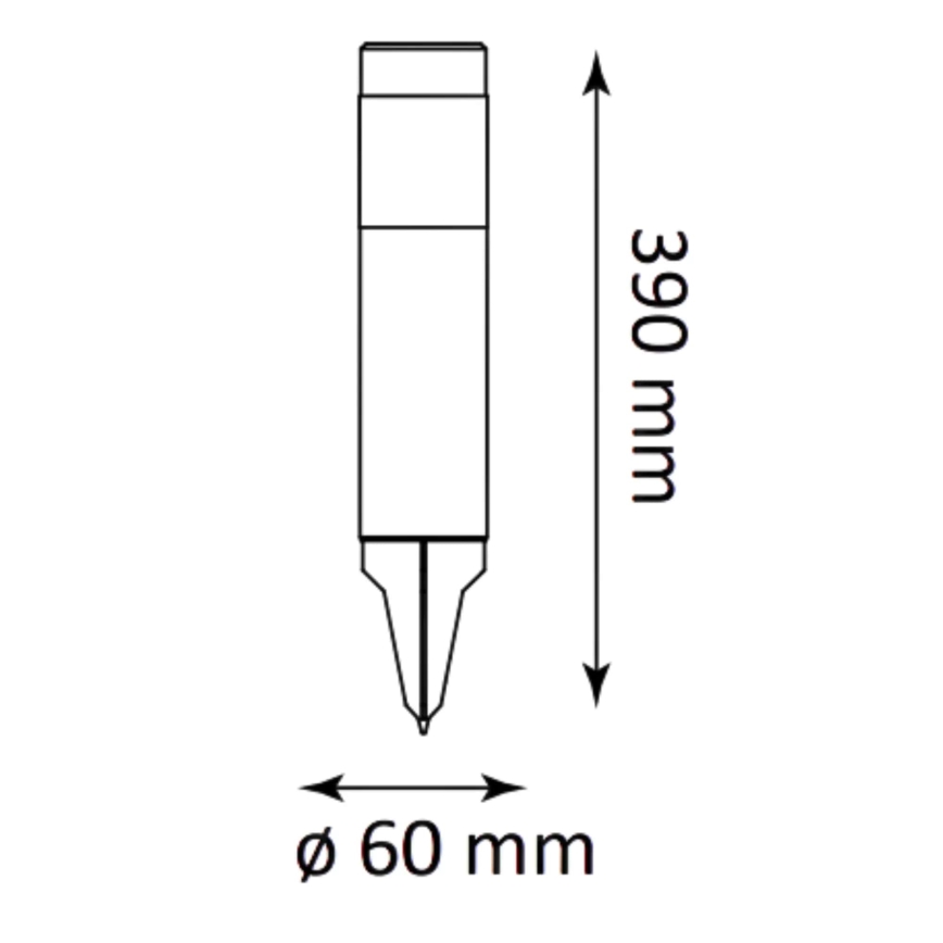 LED-aurinkolamppu BART LED/1,2V 150 mAh IP44