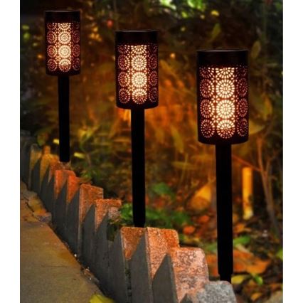 LED aurinkolamppu hämärätunnistimella LED/2V IP44