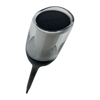 LED-aurinkolamppu LED/1,2 V 800 mAh IP44 musta