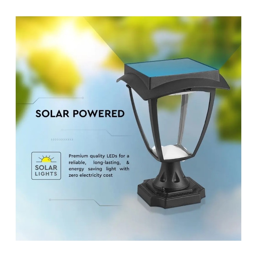LED-aurinkolamppu LED/2W/3,7V 3000/6000K IP65
