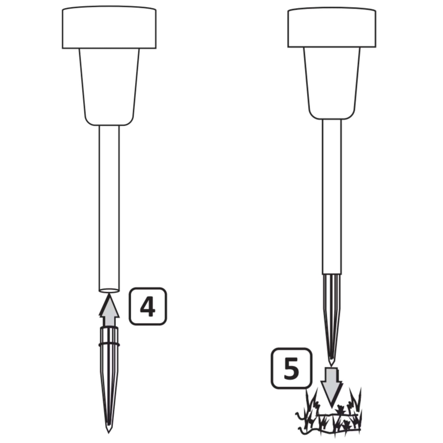 LED-aurinkolamppu STIK LED/1,2V IP44