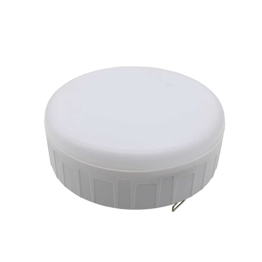 LED Himmennettävä ladattava aurinko lamppu virta pankki -toiminto K3 LED/2W/5,5V 6500K IPX4 2400 mAh musta/valkoinen