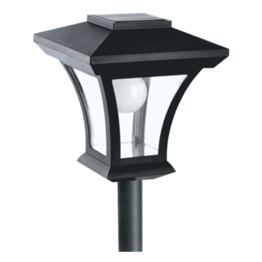 LED Aurinkokenno ulkolamppu LED/1,2V IP44 musta
