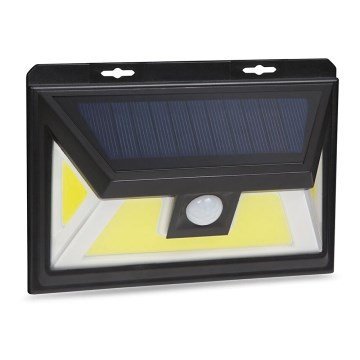 LED Aurinkopaneeli seinävalaisin anturilla LED/5W/5,5V IP65
