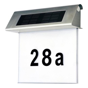LED Aurinkopaneeli talonnumero LED/2x0,07W/2,4V IP44 - FSC-sertifioitu