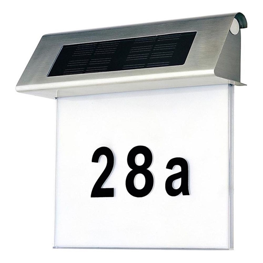 LED Aurinkopaneeli talonnumero LED/2x0,07W/2,4V IP44 - FSC-sertifioitu