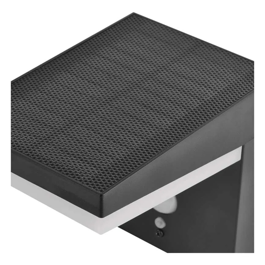 LED aurinkokäyttöinen seinävalaisin sensorilla LED/4,4W/3,7V 2200 mAh IP44
