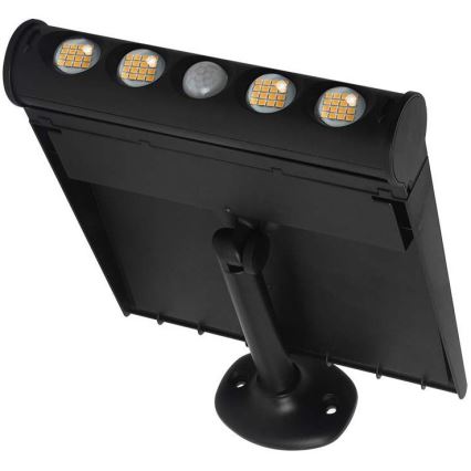 LED aurinkoseinävalaisin anturilla LED/8W/3,7V IP65 3000K