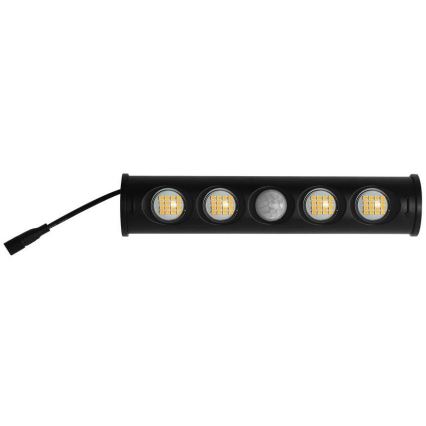 LED aurinkoseinävalaisin anturilla LED/8W/3,7V IP65 4000K