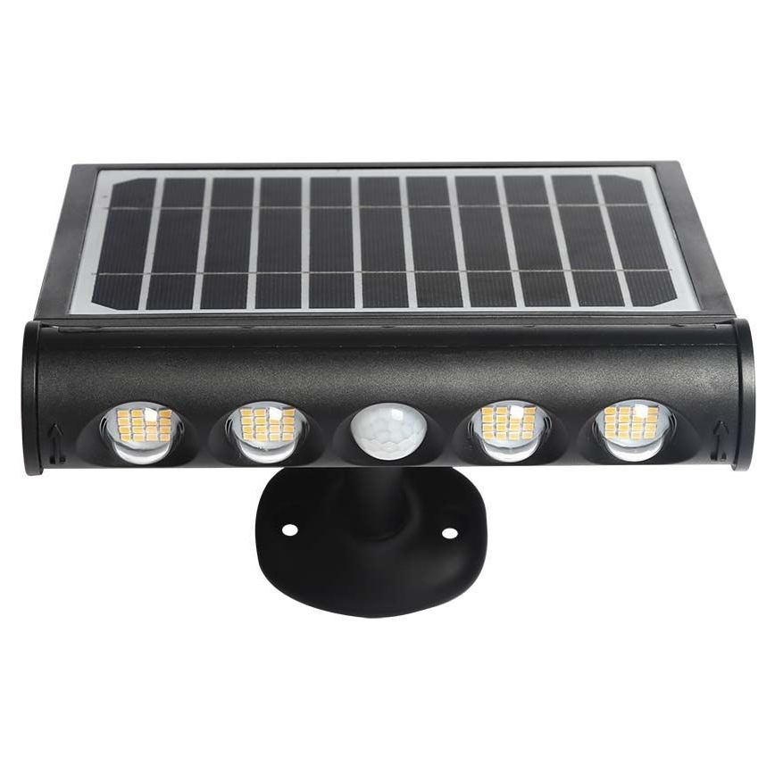 LED aurinkoseinävalaisin anturilla LED/8W/3,7V IP65 4000K