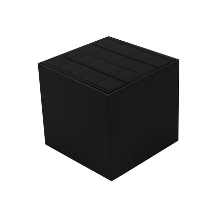 LED aurinkokäyttöinen seinävalaisin sensorilla LED/9W/3,7V 3000/4000/5000K 2600 mAh IP65 musta