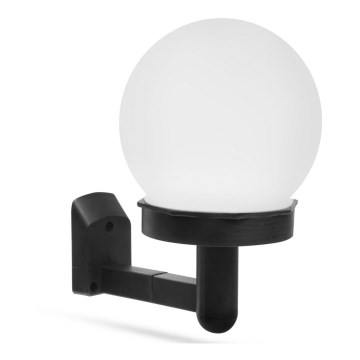LED aurinkoseinävalaisin LED/1,2V 40mAh IP44 musta