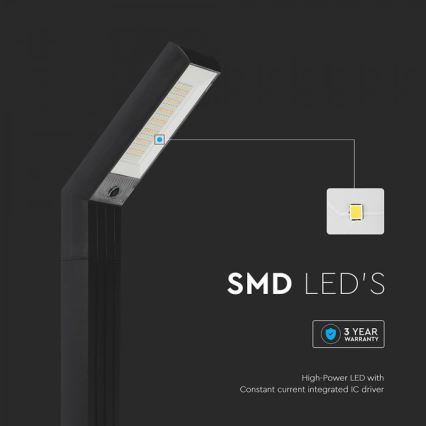 LED-aurinkovalaisin 2-in-1, 1,5 W, 3,7 V, IP65, 1500 mAh
