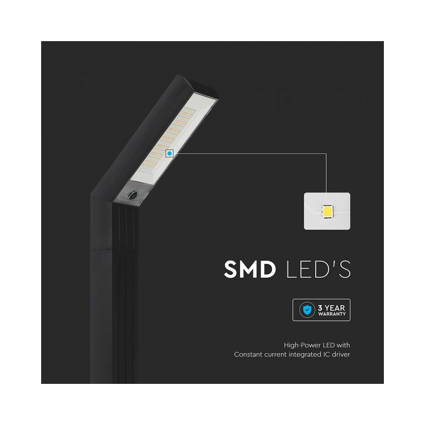 LED-aurinkovalaisin 2-in-1, 1,5 W, 3,7 V, IP65, 1500 mAh